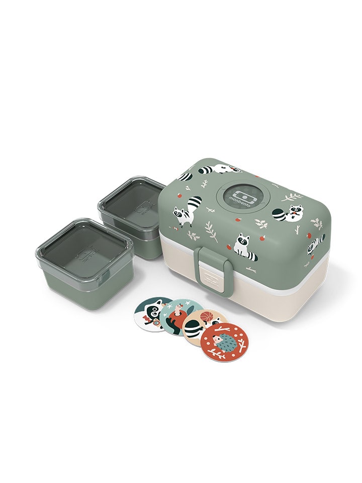 Monbento Lunchbox ''Tresor'' in Grün/ Beige - 800 ml - onesize
