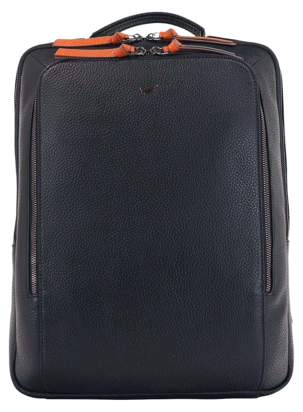 Rucksack NOVARA Rucksack schwarz Herren - Leder