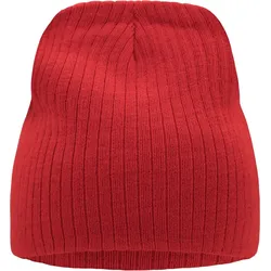 Myrtle Beach Unisex Rippstrick Mütze Beanie MB7923 red one size