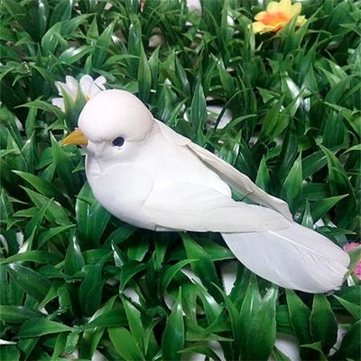 Uplift Treasures Artificial Dove Bird Decor Realistic Pigeon For Home And Events c (1pc)