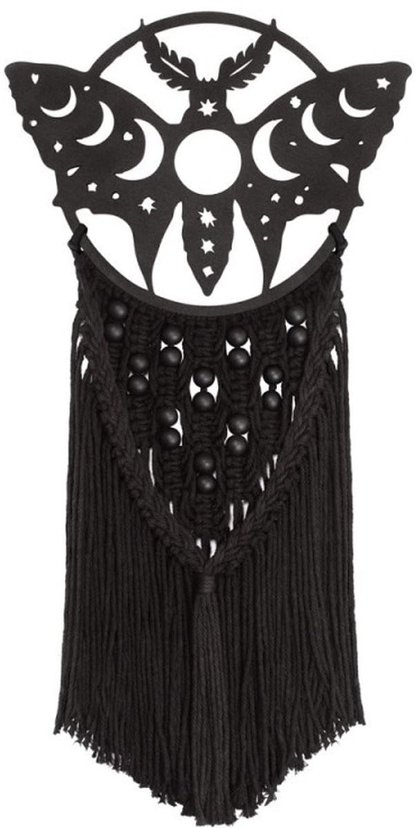 Alchemy Lunar Moth Hangende decoratie - Zwart