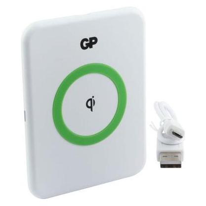 GP Batteries GP PowerBank Kabellose Qi Ladestation (2000 mAh) (130UWQ1WHITE)