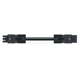Wago 771-6993/017-301 konfektionierte Verbindungsleitung,Eca,Buchse Stecker,schwarz 7716993017301