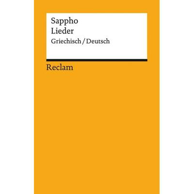 Lieder, Taschenbuch von Sappho, Reclam, Philipp, 978-3-15-014084-0