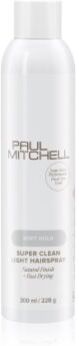 Paul Mitchell Soft Hold Super Clean Light Hairspray laca de cabelo para cabelo fino 300 ml. Soft Hold Super Clean Light Hairspray