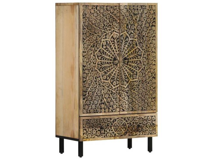 vidaXL Highboard Highboard 60x33x100 cm Massivholz