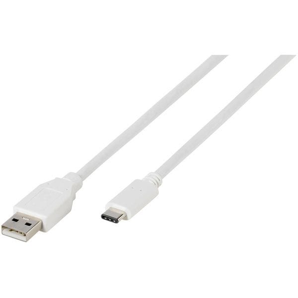 Vivanco 38756 Stecker USB C auf USB A 1,2 m (Weiß)