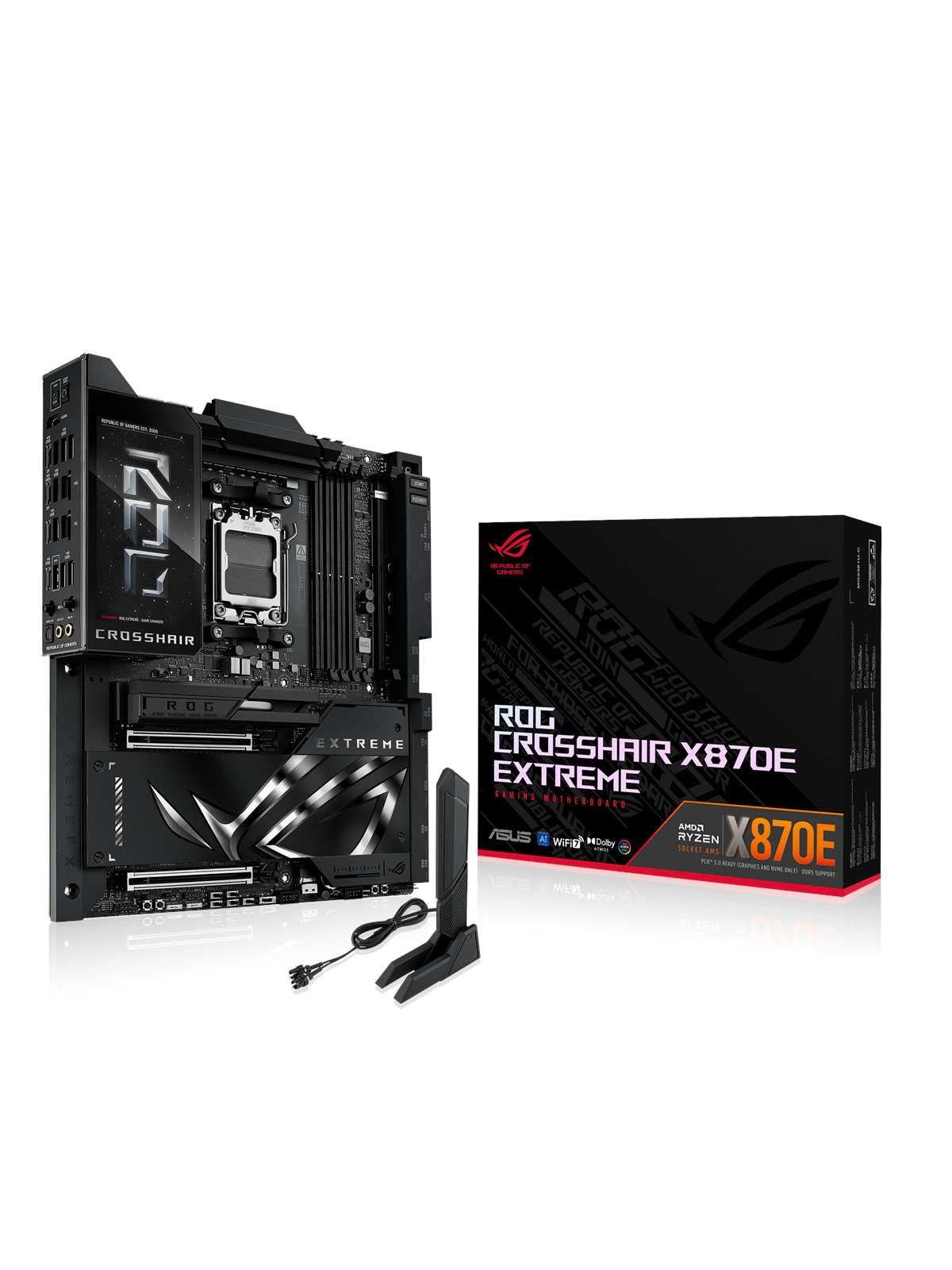 ASUS ROG CROSSHAIR X870E EXTREME Mainboard - AMD X870E - AMD AM5 - DDR5 RAM - Extended ATX