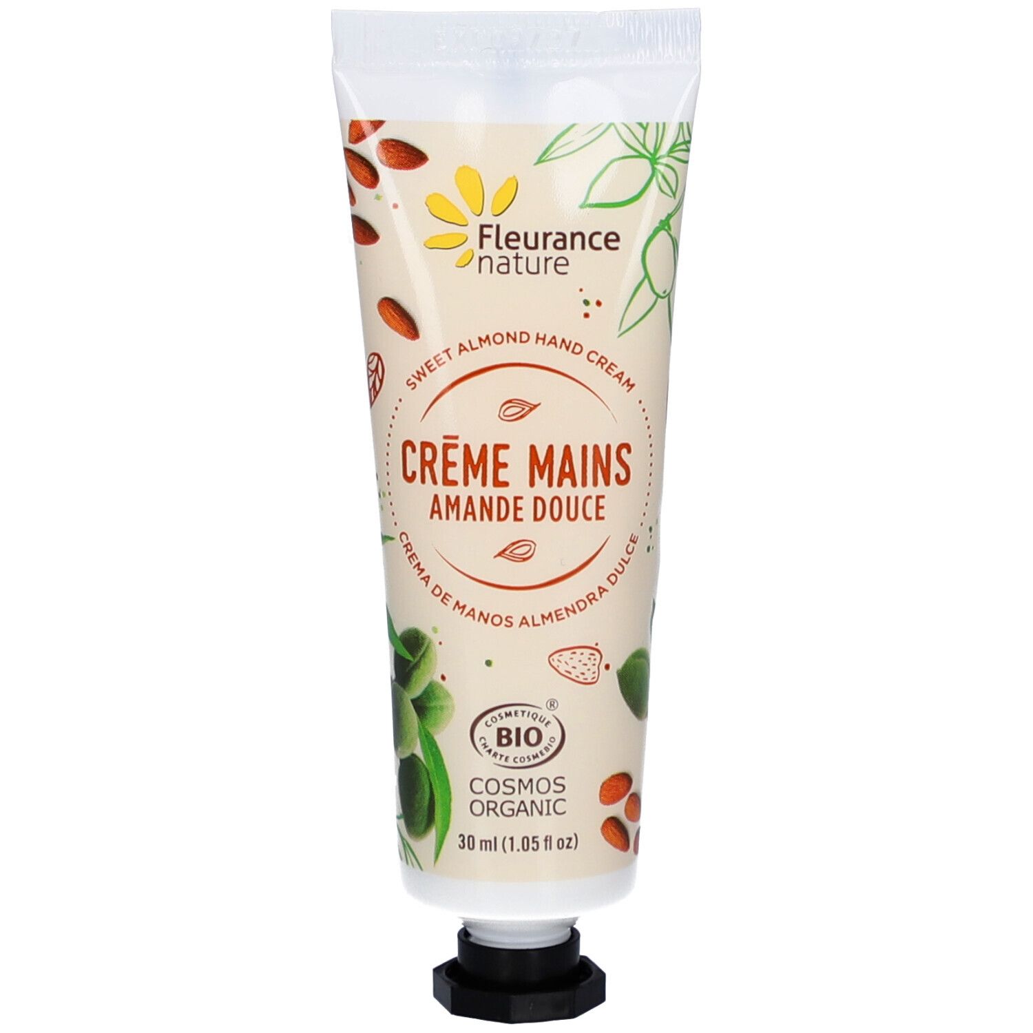 Fleurance Nature Crème Mains BIO - mains, amande douce. tube 30 ml Hautcreme