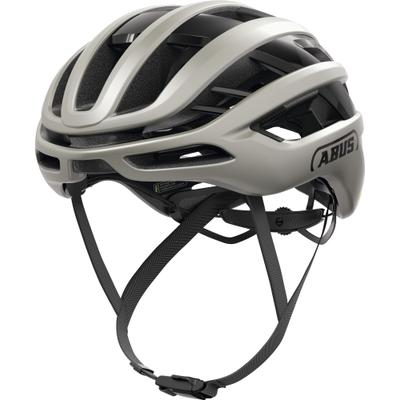 Fahrradhelm ABUS "AIRBREAKER 2.0" Gr. M, silberfarben, Helme, M Kopfumfang: 54cm - 58cm