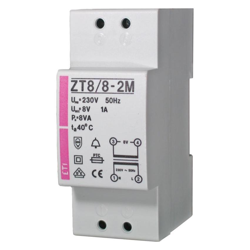Eti Klingeltransformator ZT 8/8-2M 8V, 1A (002411010)