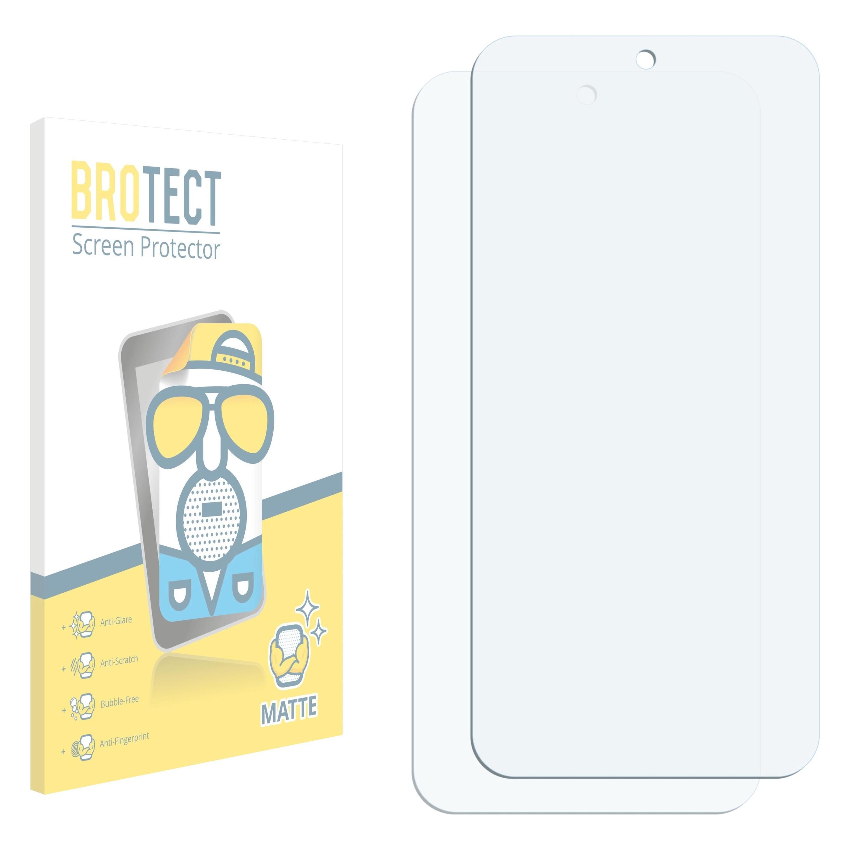 Brotect Entspiegelungsfolie für Xiaomi Poco M8 Pro Displayschutz Displayschutzfolie Folie Matt (2 Stk., Xiaomi Poco M8 Pro) (1961927)
