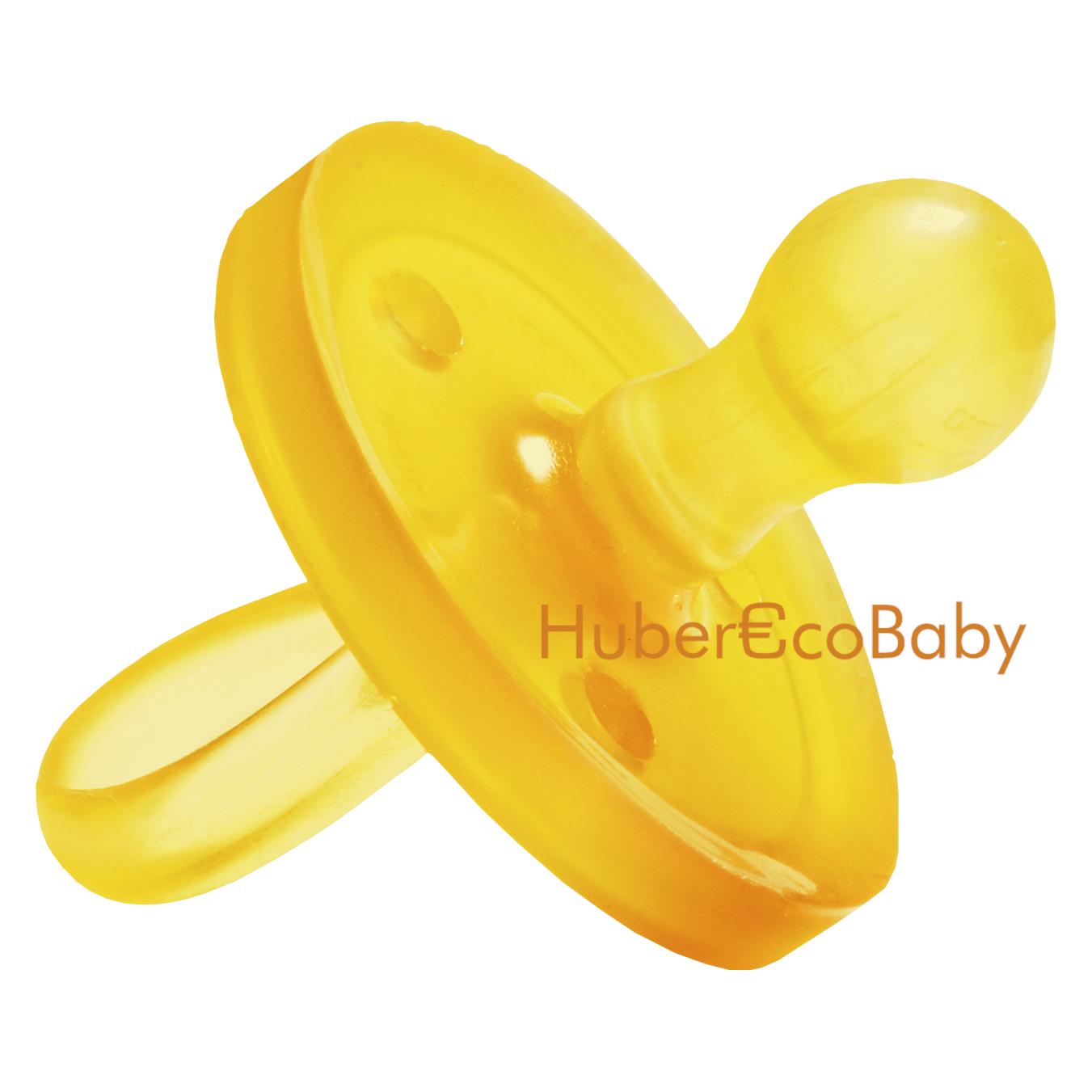 Huber€coBaby Bio Schnuller Rundschild Kirschform M 6-12 Monate (1x, 6 - 12 Monate) (72795498)