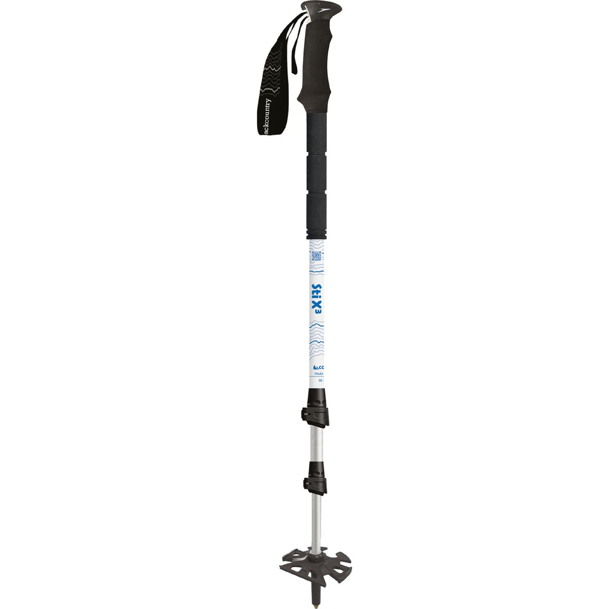 Contour StiX3 Teleskopstöcke (paar) weiß/blau 67-145 cm 426200