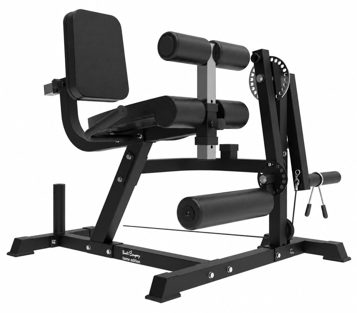 Beintrainer Beinstrecker Beinbeuger - Verstellbar - Stahl 5 x 5 cm - Für Training zu Hause