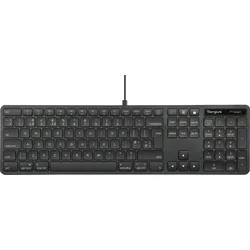 TARGUS AKB874UK - Tastatur, USB, schwarz, UK