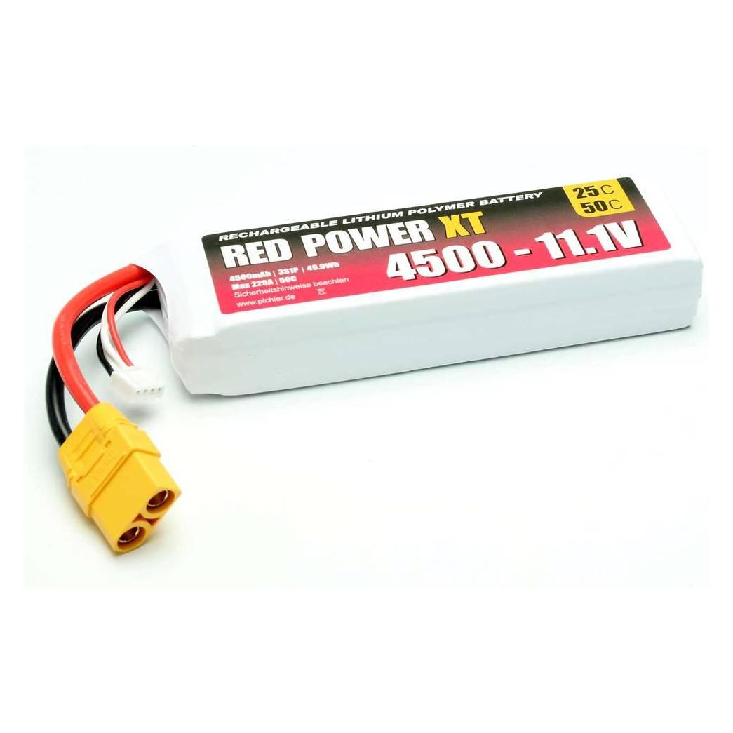 Red Power RD XT 4500 S3 - Akku-Pack Li-Polymer - Akku - 4.500 mAh (4500 mAh, 11.10 V) (15433)