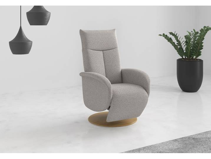 GOODproduct Grenoble mit Kopfteilverstellung & Drehfunktion, weitere Funktionen Ergonomie M: elektr. Fussstütze & Rückenlehne, Akku
