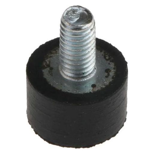 RS PRO Stud Mount Foot (M) 8x5mm M3x6 60 ShA (1264923)