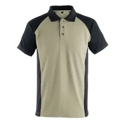 Polo-Shirt "BOTTROP" Unique - XL - khaki/Schwarz