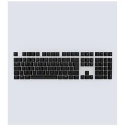 Wooting ABS Keycaps - UK (ISO) - Keycaps - Engelsk - UK - Sort, Keycaps, Schwarz