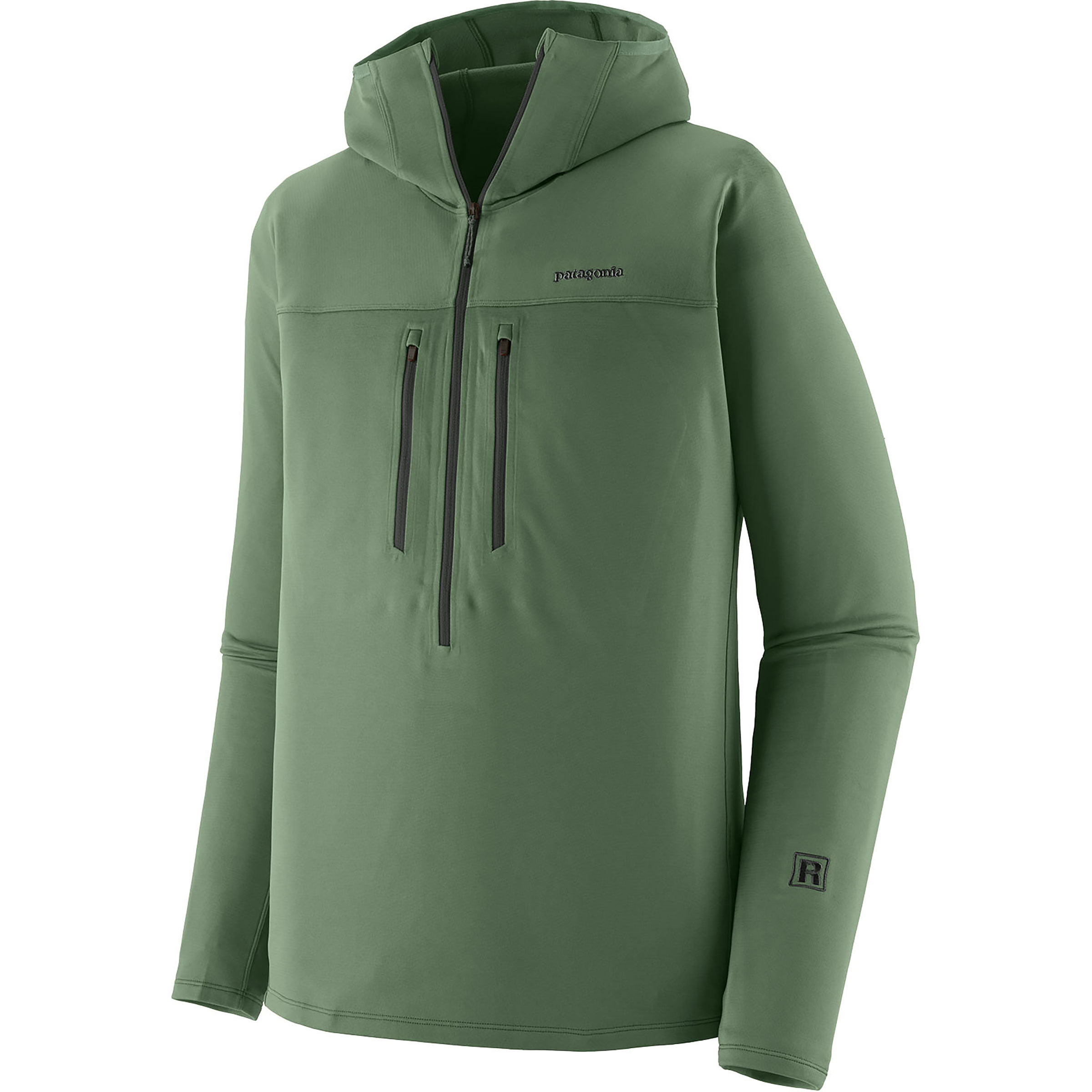 Patagonia R1 Ultralight Herren Laufshirts gruen Größe S Trekking Elastisch