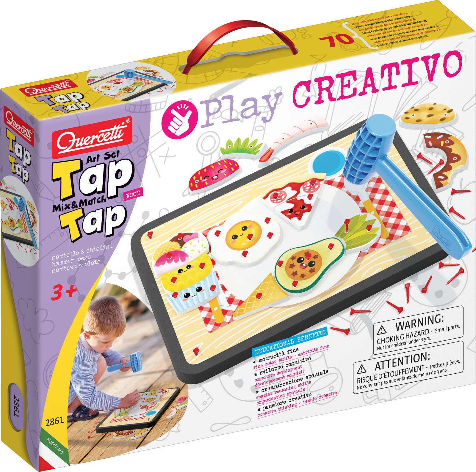Quercetti Tap Tap Creatief Speelplezier Eten