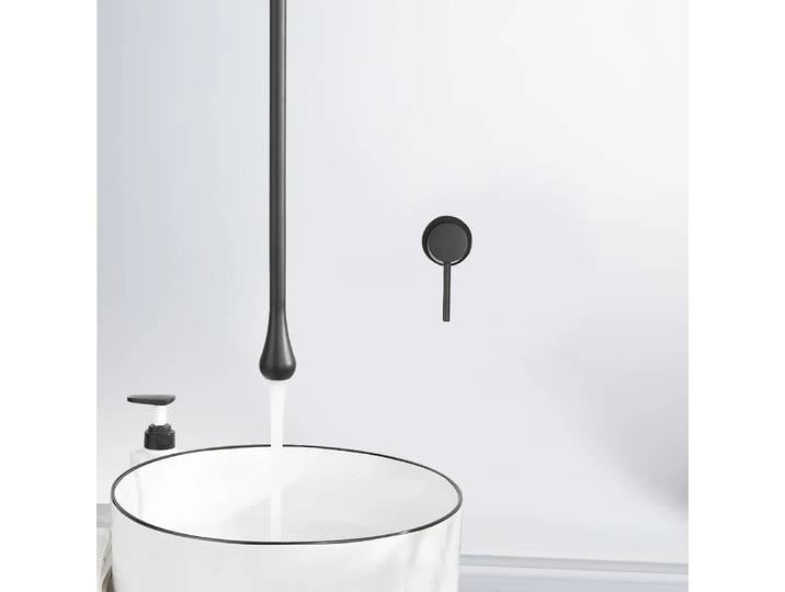 Robinet de baignoire en laiton massif, goutte d'eau, accrocher au plafond, robinet de baignoire HOBasin, matériel d'évier de centre commercial, eau chaude et froide