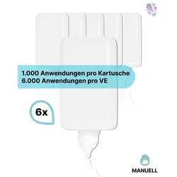 Cosmos Toilettensitzreiniger 6.000 Anwendungen, 6 x 1 Liter Flächen- und Toilettensitzreinigung, inkl. Pumpe, Silikonfrei