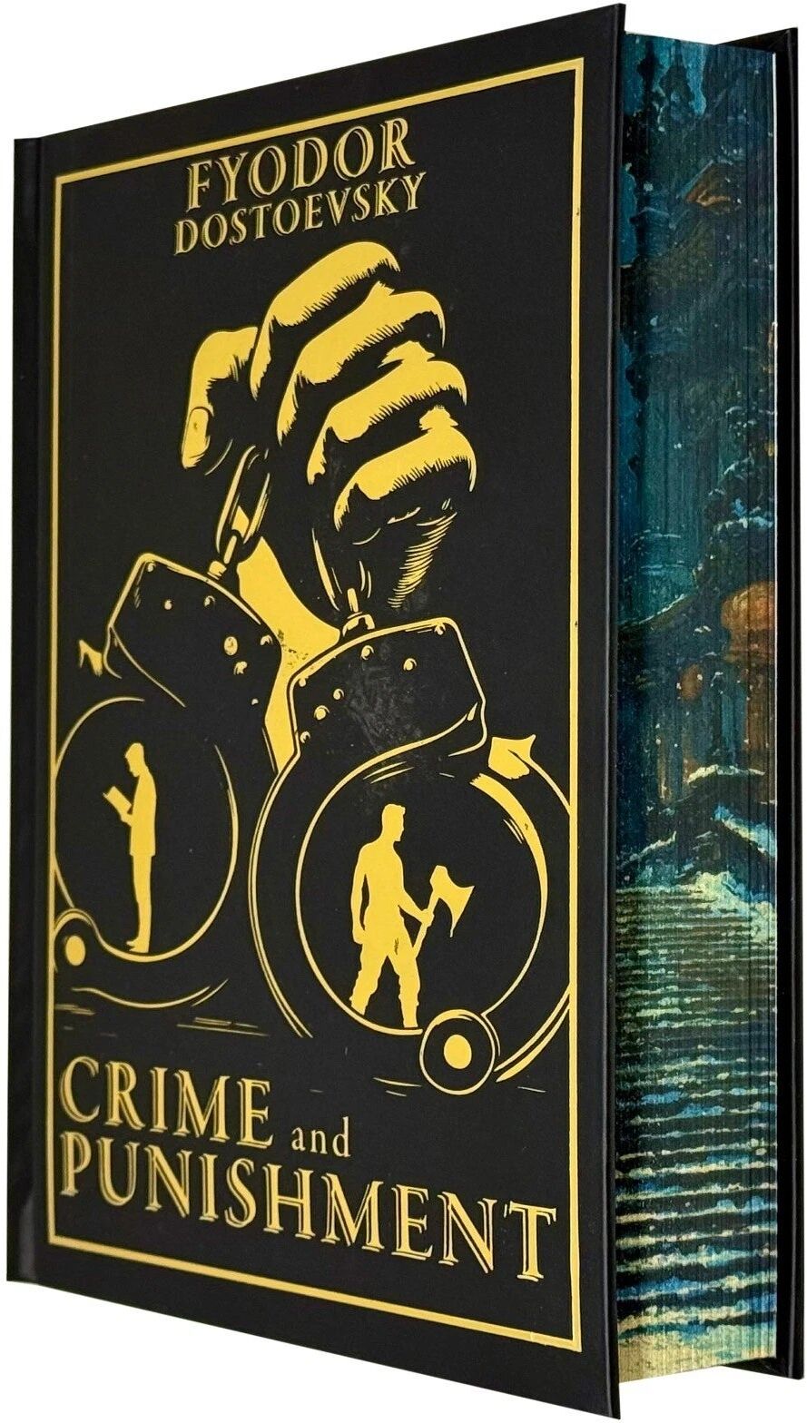 Rupa Publications Crime and Punishment by Fyodor Dostoevsky - Deluxe Limited Edition Hardback - Russian Literary Classic Gift Book, New