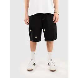 Blue Tomato 90S Daisy Baggy Shorts black denim daisy Gr. 30