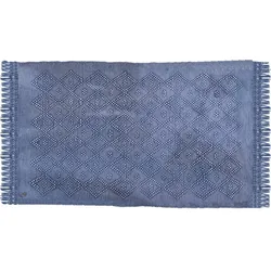 Tom Tailor Teppich Vintage Wash Fring denim 60 x 100 cm