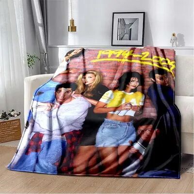 Shop Station Friends TV Series Blanket Soft Flannel Throw Blanket With Character Print For Sofa, Bed & Cozy Lounging c 39.37 59.06 In