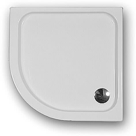 Caribia Eckdusche 90 6,5 Radius 50, 90 x 90 cm Superflach