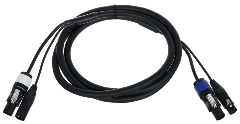 Sommer Cable Monolith1 Power Twist/DMX 2,5m Black