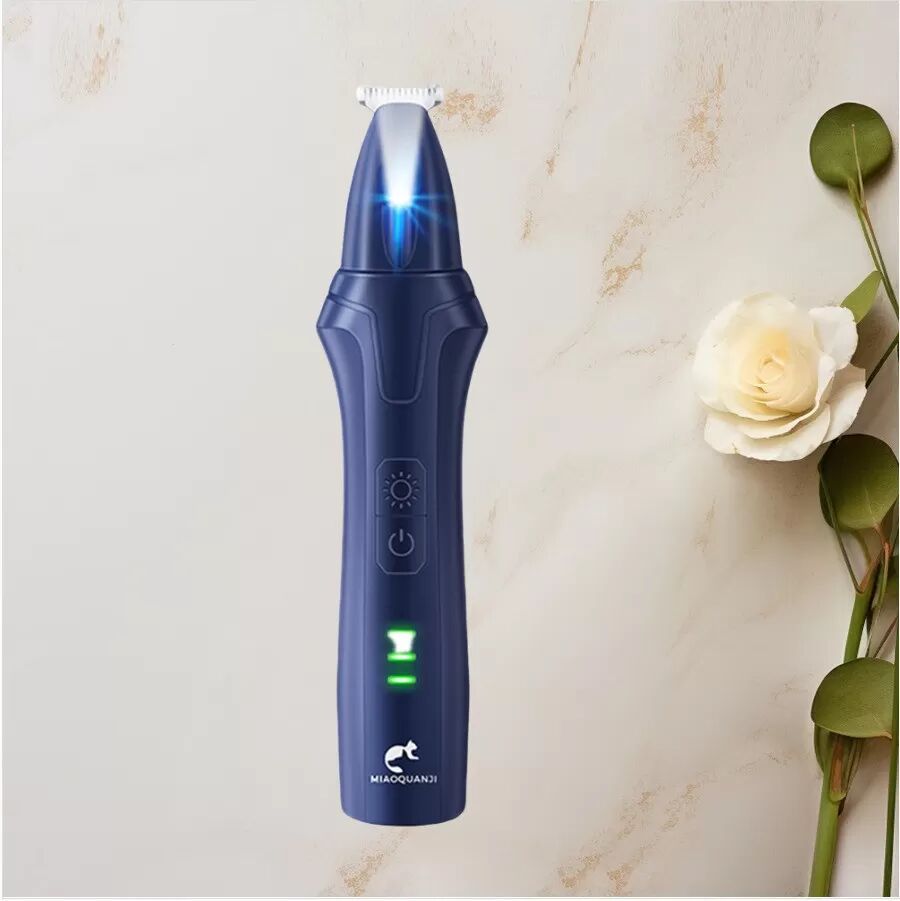 INF Tondeuse pour pattes d'animaux : Lame large, toilettage précis Bleu