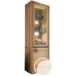 3S Frankenmöbel »Cara« Massivholz Vitrine I WZ-0159 / Wildeiche