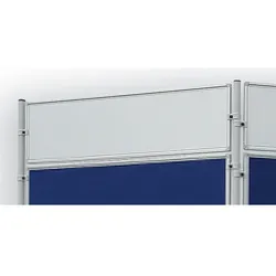 Franken Präsentations-Stellwand 120x30cm weiß
