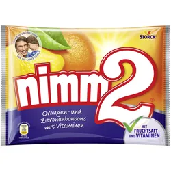 nimm2® Orangen- und Zitronenbonbons