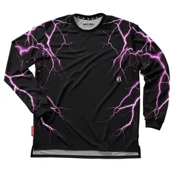 Loose Riders, Unisex, Velotrikot, Electric L/S Trikot (XL), Pink, XL