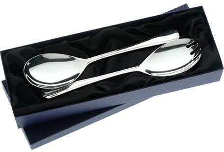 Arthur Price of England Grecian Sovereign Silver Plate Salad Servers
