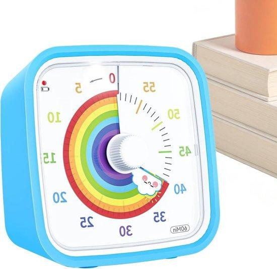 Visuele Timer Regenboogschijf voor Kinderen - 60 Minuten - Tijdmanagement