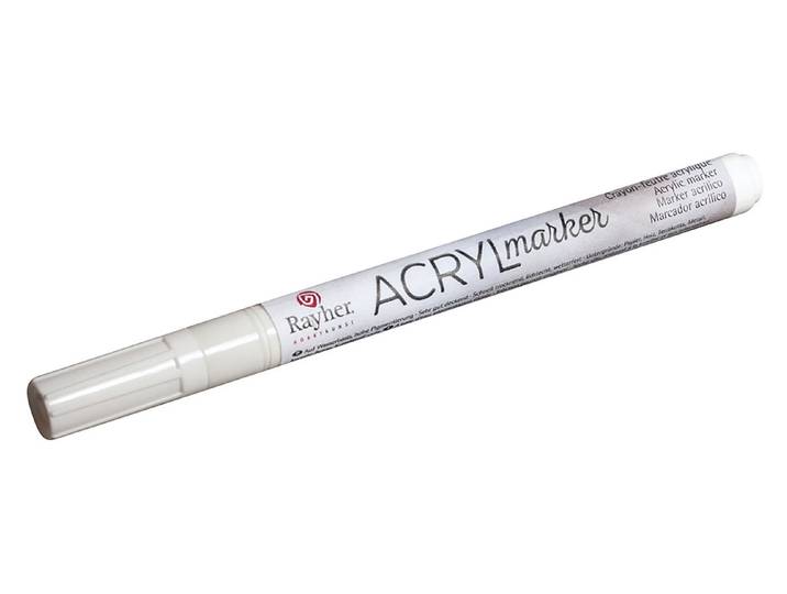 Rayher Acryl-Marker mit Ventil Rundspitze 1-2 mm