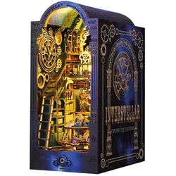Trade Invaders Book Nook Ludistri- Explore the universe (18 x 15,7 x 275 cm) avec mouvement et musique