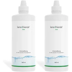 lensnfriends Solo - Kombilösung mit Pro Vitamin B5 (2x 360ml) früher COOL