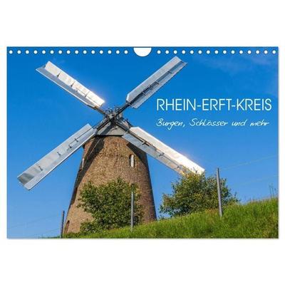 Rhein-Erft-Kreis - Burgen, Schlösser und mehr (Wandkalender 2027 DIN A4 quer), CALVENDO Monatskalender