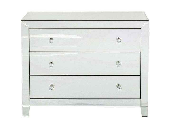 Commode Luxury argent 3 tiroirs Kare Design