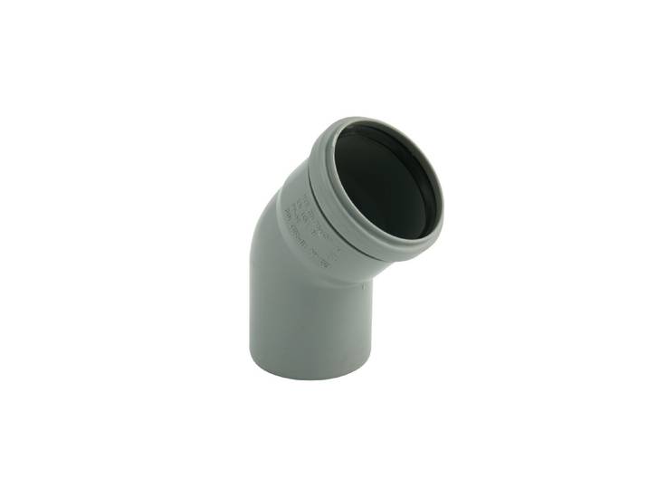 Marley Bogen HTB 45 Grad Grau 15 cm