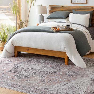 Livabliss Melite Traditional Medallion Machine Washable Area Rug
