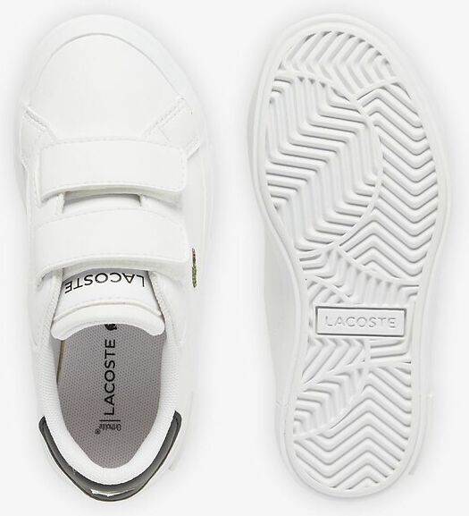 LACOSTE Sneakers Powercourt bébé WHT/BLK